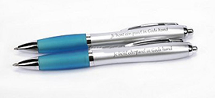Je bent een parel in Gods hand - balpen blauw