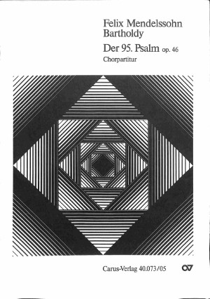 Der 95. Psalm: Chorpartitur - Tweedehands notenschrift