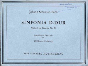 Sinfonia D-dur - Tweedehands notenschrift